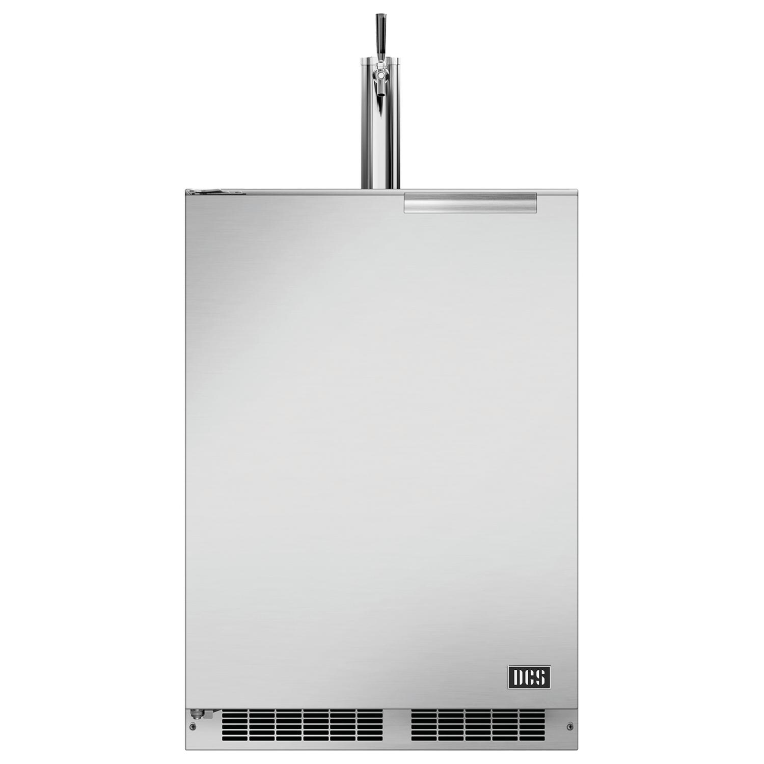 DCS 24-Inch 5.7 Cu. Ft. Left Hinge Outdoor Rated Single Tap Beer Dispenser / Kegerator - RF24TL1 image