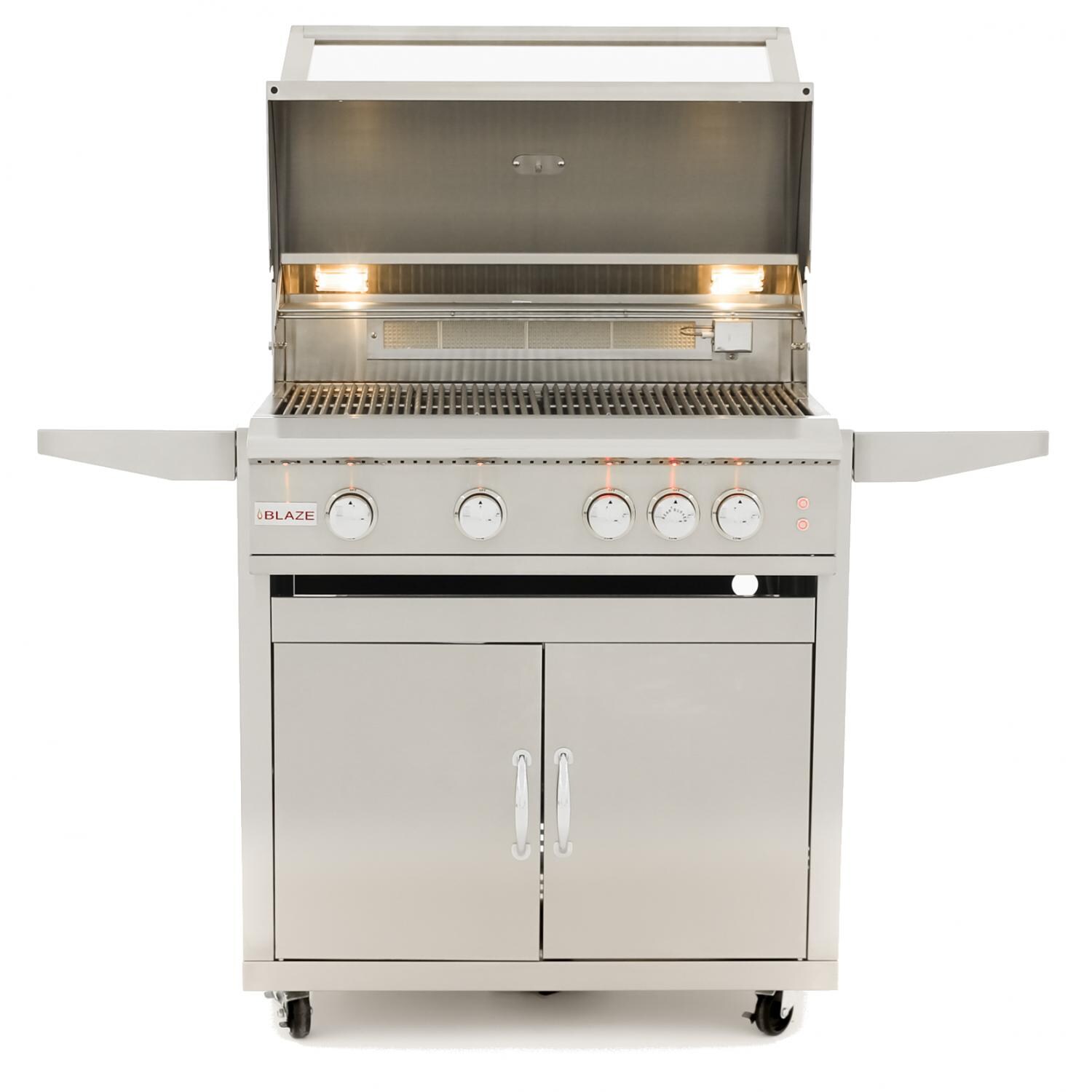 Blaze Limited Edition 32-Inch 4-Burner Freestanding Natural Gas Grill With Rear Infrared Burner thumbnail