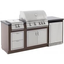 Blaze BBQ Island With 32-Inch 4-Burner Propane Gas Grill & Power Burner image