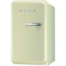 Smeg 1.5 Cu. Ft. Left Hinge Retro Style Compact Refrigerator - Cream - FAB5ULP image