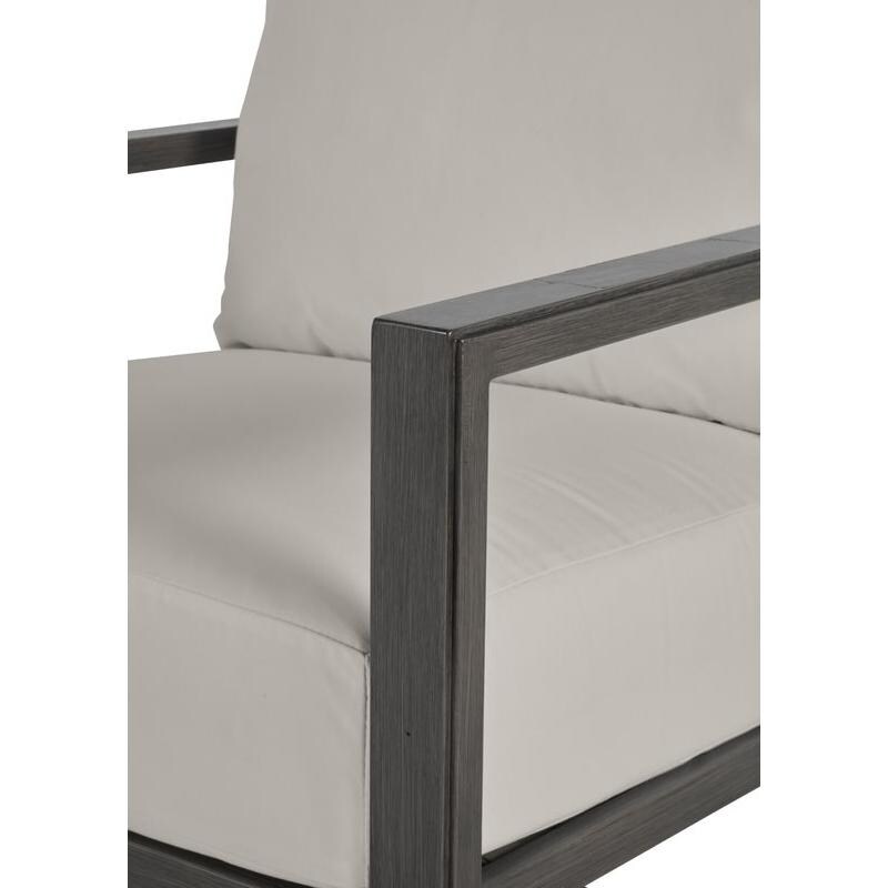 Summer Classics 340131+C595P6101N Avondale Aluminum Lounge Chair - Arm Detail thumbnail