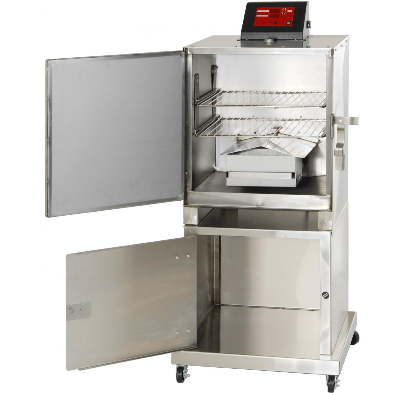 Cookshack Smoker Cart Shown With Grill (Not Included) thumbnail