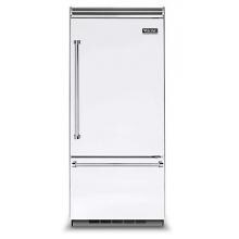 Viking Professional 5 Series 36-Inch 20.4 Cu. Ft. Built-In Left Hinge Bottom Freezer Refrigerator - White - VCBB5363ELWH image