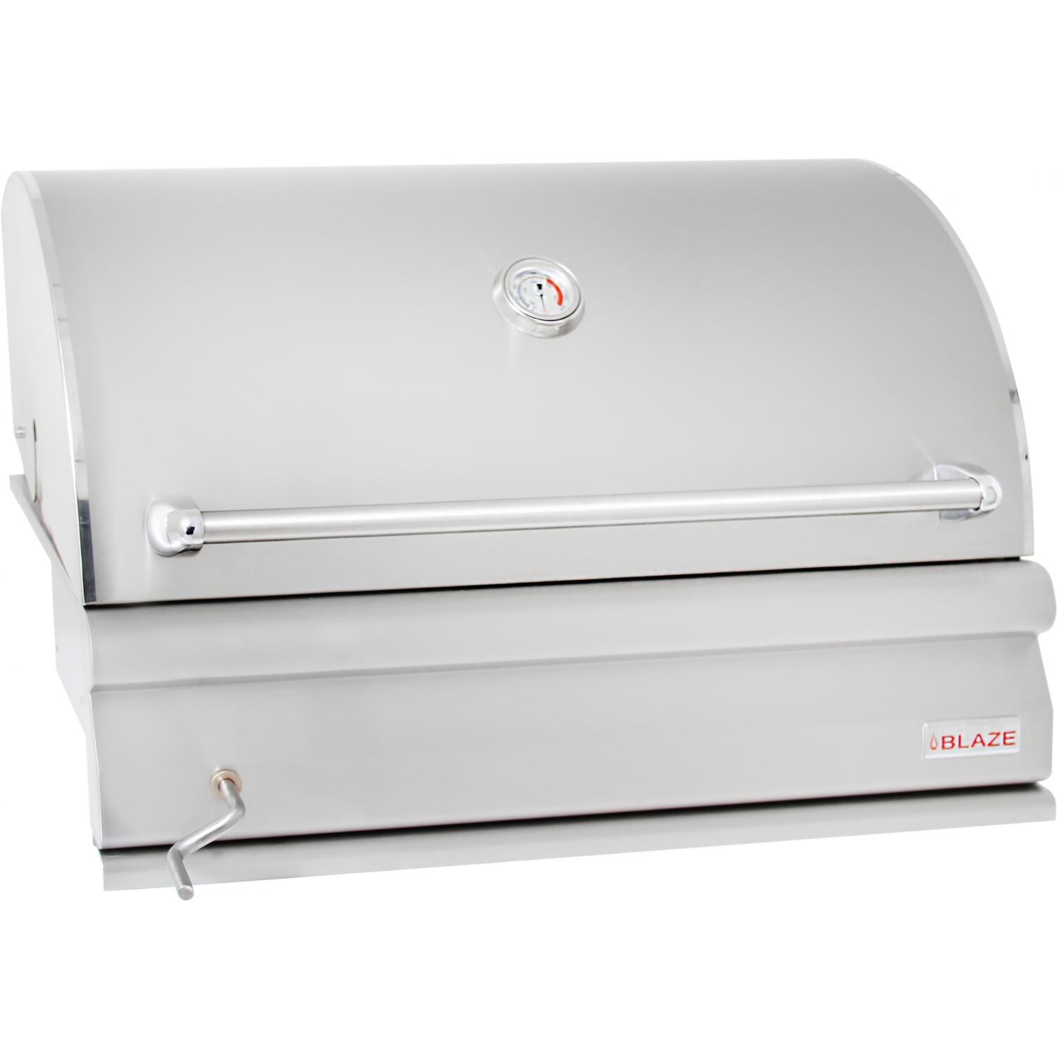 Blaze 32Inch BuiltIn Stainless Steel Charcoal Grill With Adjustable