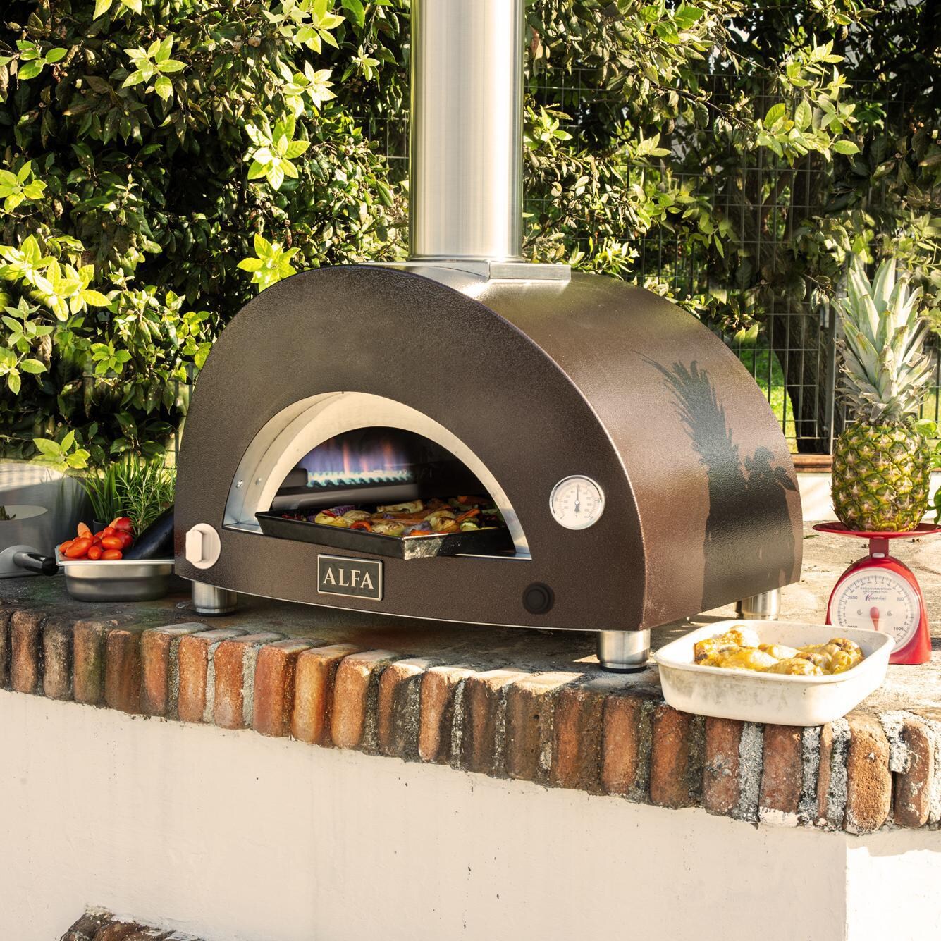 Alfa FXMD-S-GRAM-U Nano 19-Inch Countertop Gas Pizza Oven - Outdoors Cooking thumbnail