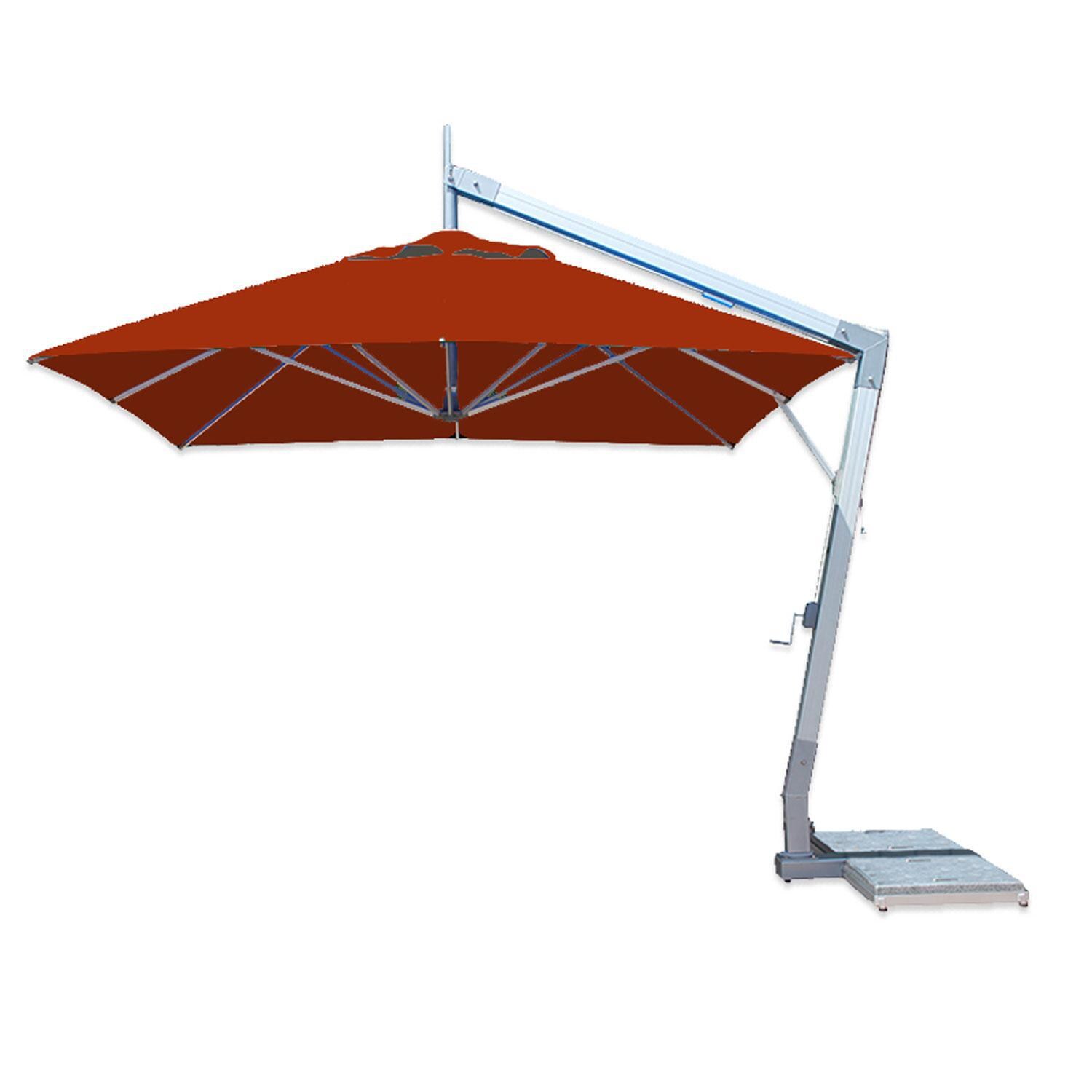 Bambrella 10 Ft. Square Side Pool Umbrella - Terracota thumbnail