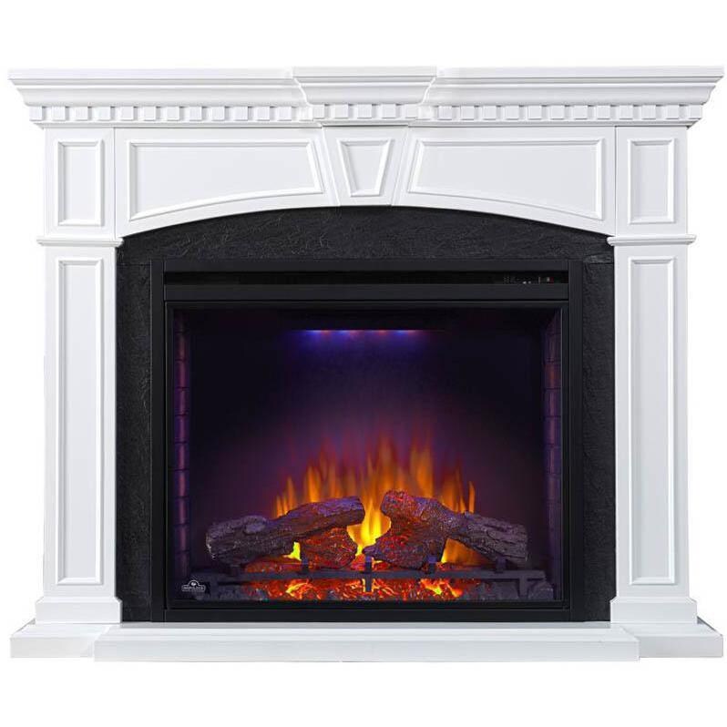 Napoleon NEFP33-2014W 55-Inch Taylor Electric Fireplace Mantel Package - White - Multi-Color Night Light thumbnail