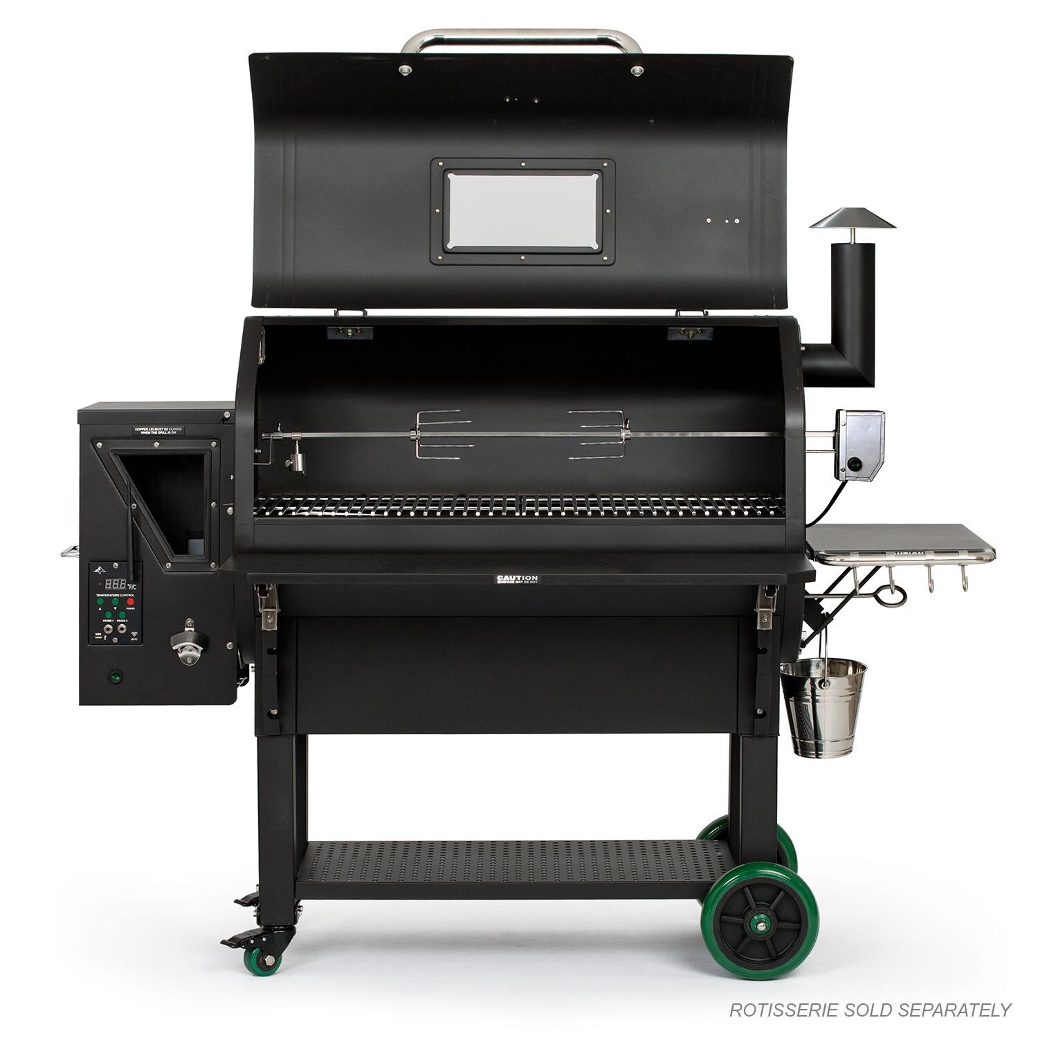 Green Mountain Grills GMG-6036 Rotisserie Kit For Peak Grill - Installed in Peak Grill thumbnail