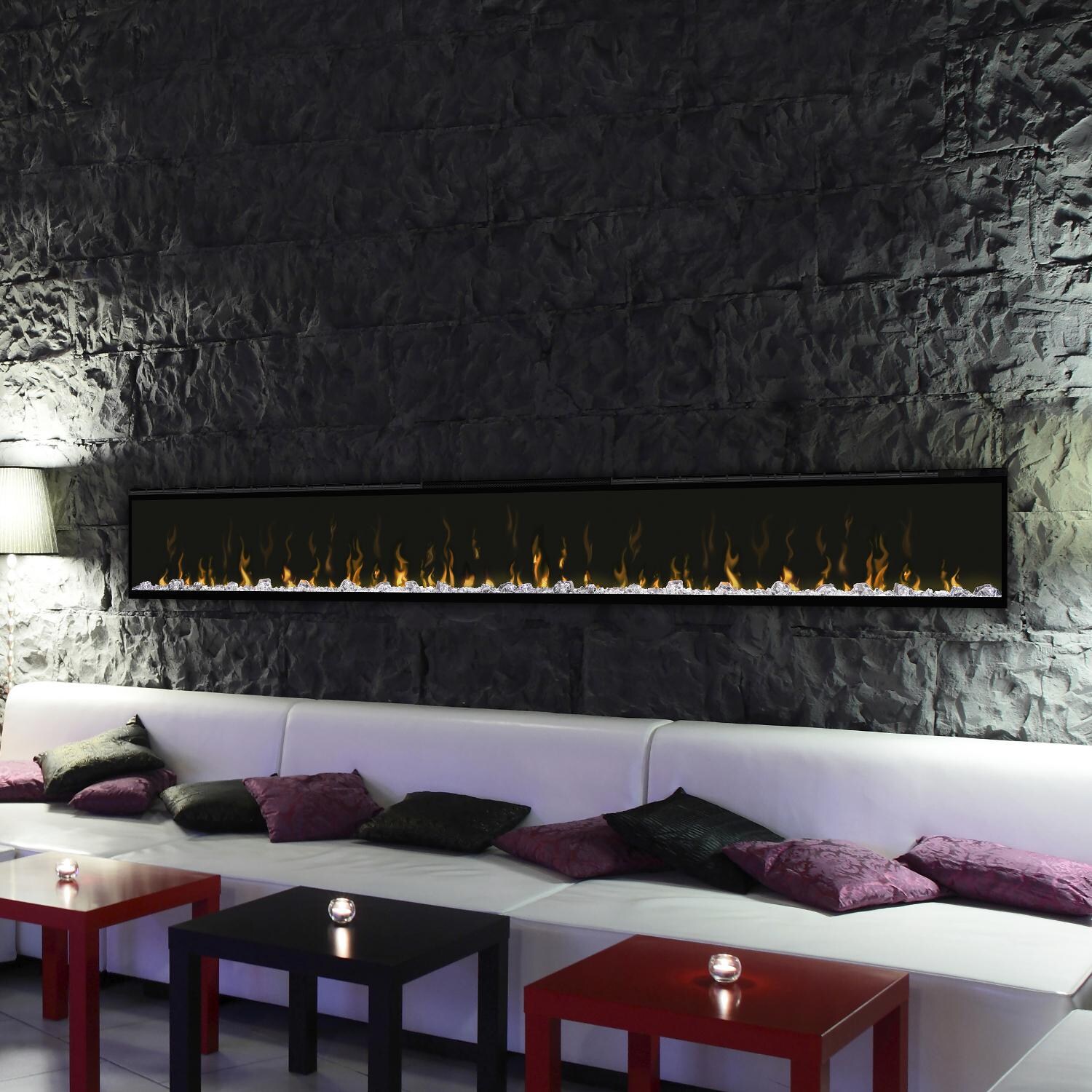 Dimplex - XLF100 - IgniteXL 100-Inch Wall Mount Electric Fireplace