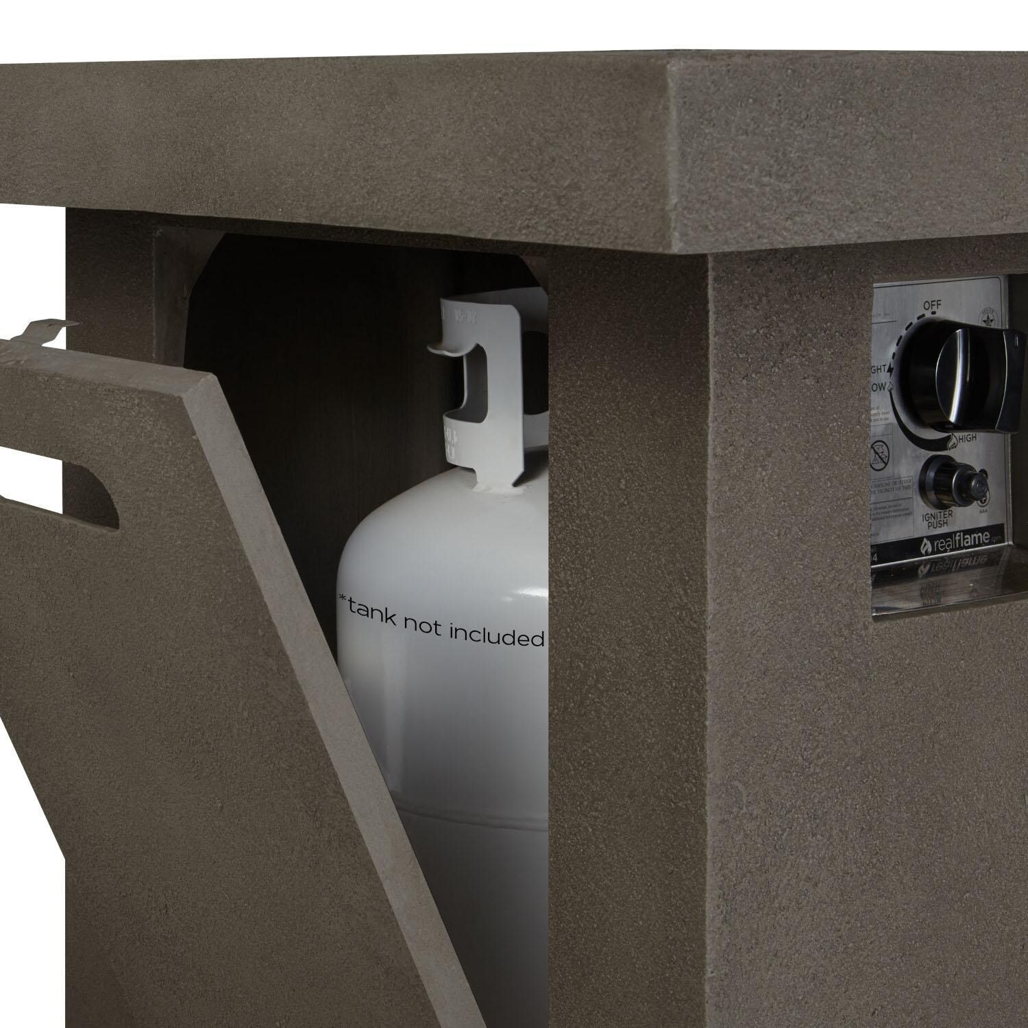 Lakeview Outdoor Designs SC-C9640LP-TGLG Arabella 50-Inch Rectangle Propane Gas Fire Table - Tank Storage thumbnail