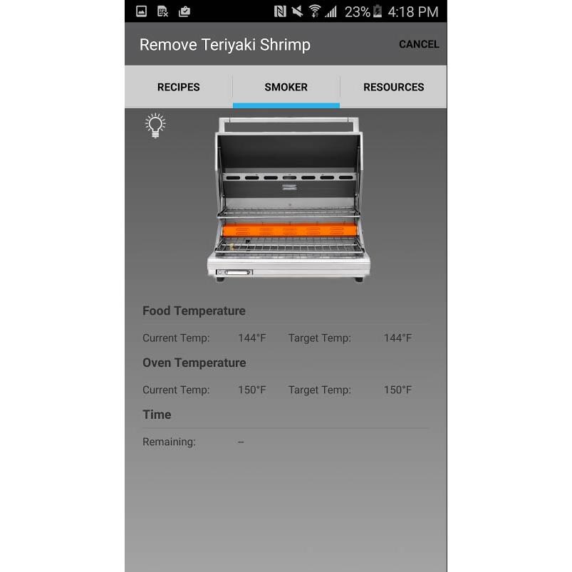 Lynx Sonoma 30-Inch Stainless Steel Built-In/Countertop Gas Smoker - Android App Temperature And Timer thumbnail