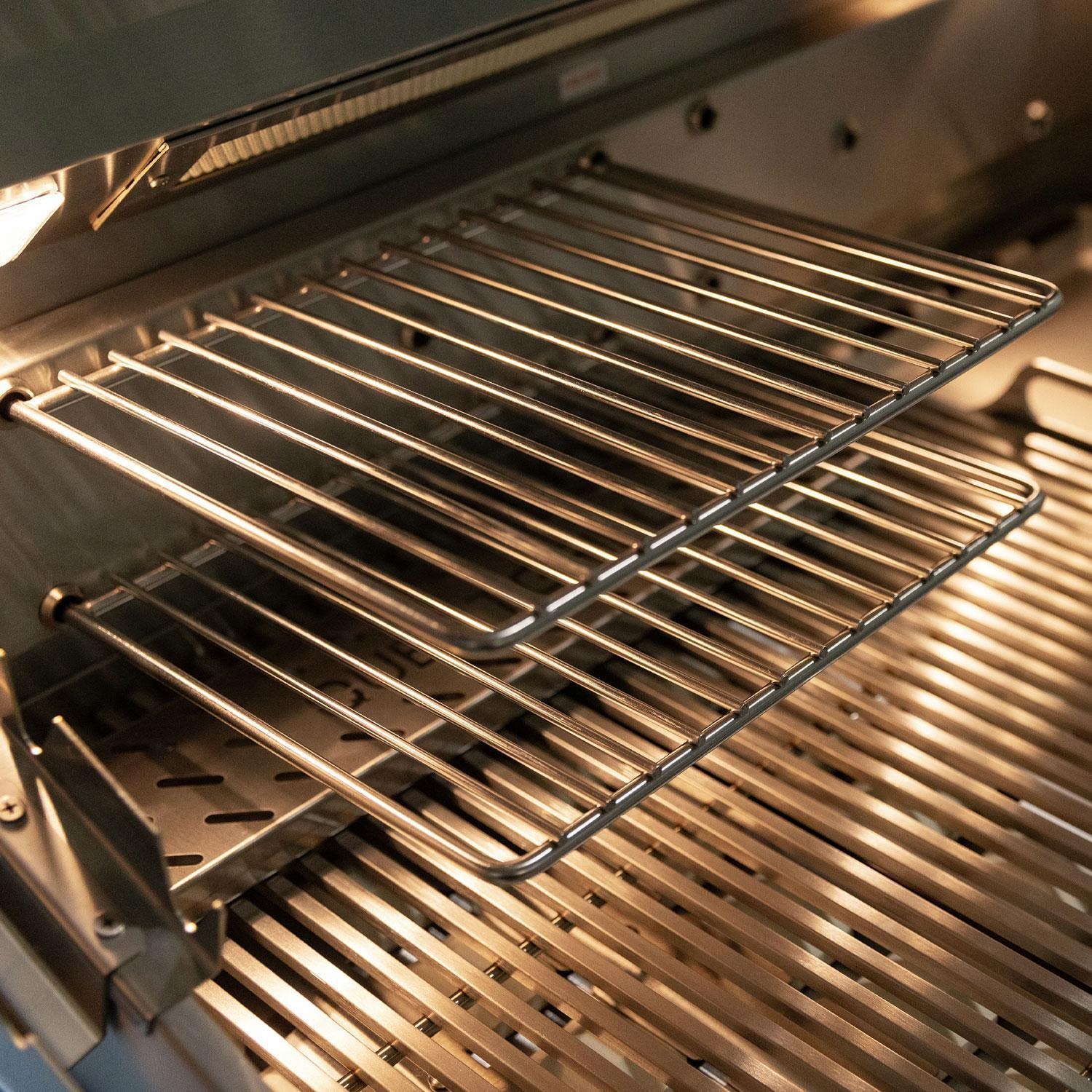 Summerset QST42-LP Quest 42-in 3 Burner Built-In Propane Gas Grill w/ Rear Infrared Burner, Rotisserie Kit, & Drop-In Griddle Plate - Double Warming Rack - Detail thumbnail