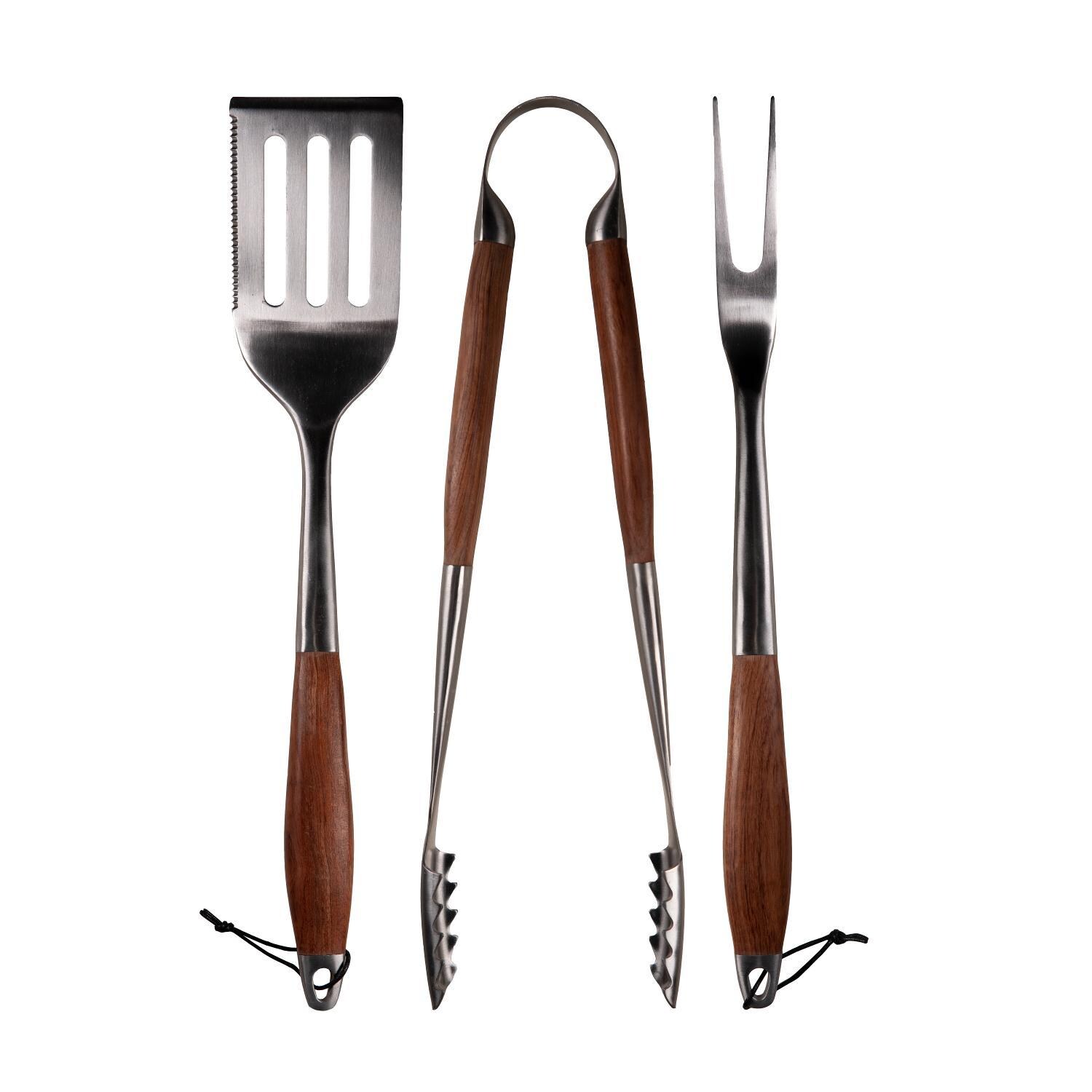 Drip EZ V2 Grill Master Bundle - Black - 3 Pc BBQ Tool Set - White Background thumbnail
