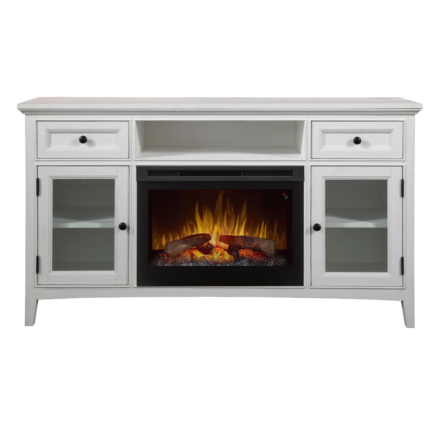 Dimplex Sophia 62-Inch Electric Fireplace Media Console - Realogs - Ivory - GDS25L5-4400IV thumbnail