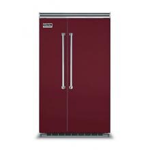Viking Professional 5 Series 48-Inch 29.05 Cu. Ft. Built-In Side-By-Side Refrigerator/Freezer - Burgundy - VCSB5483BU image