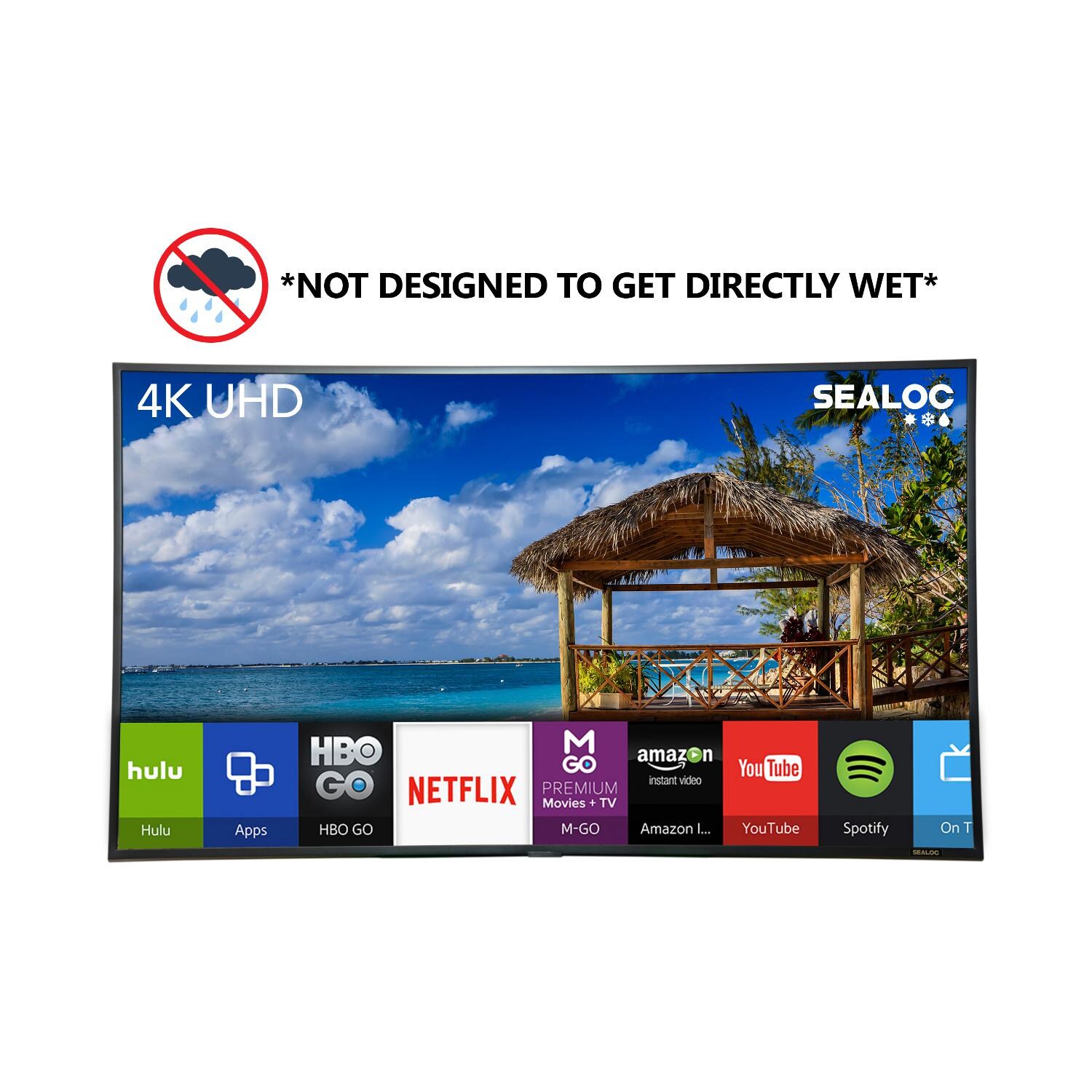 Sealoc Lanai Family Outdoor Televisions Are Designed To Be Used Under Cover, Not Exposed Directly To The Elements thumbnail