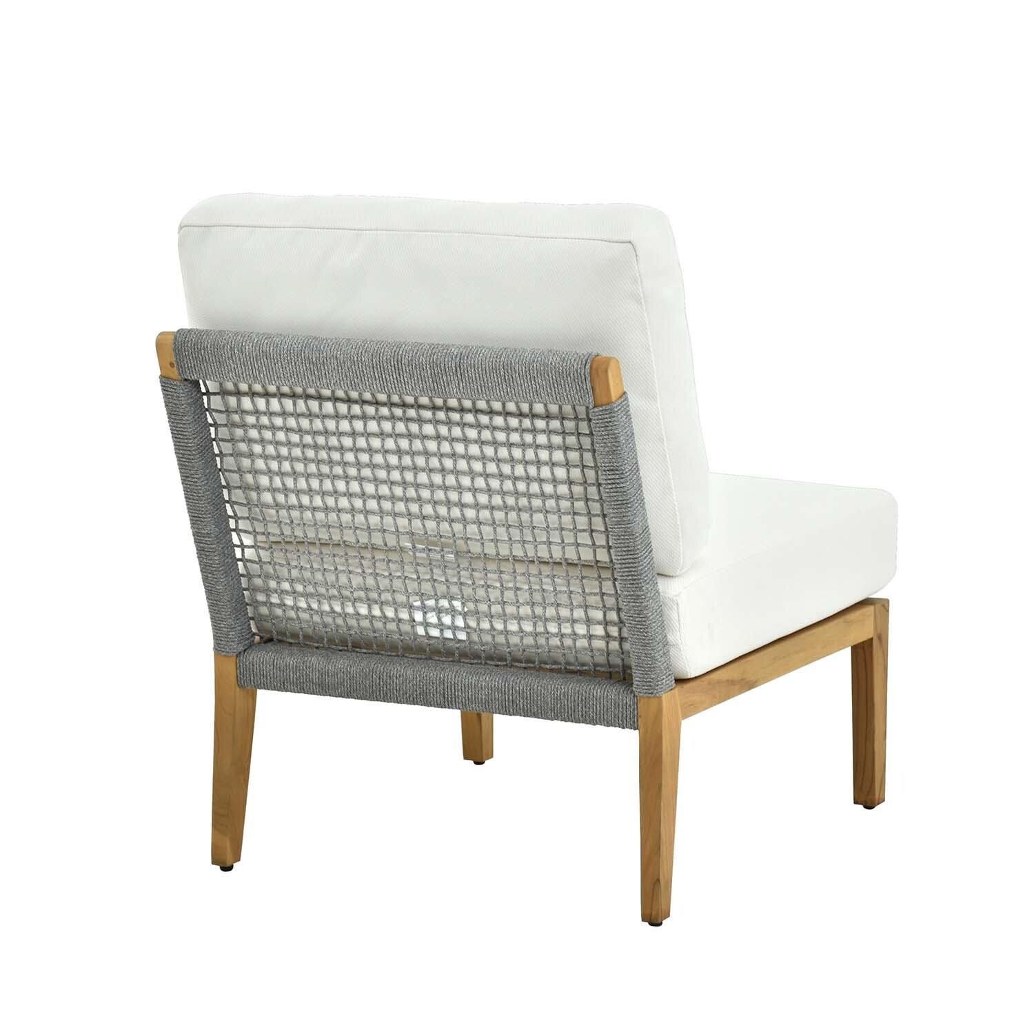 Ridgeview 8 Pc Set Teak Seating Set By Lakeview Outdoor Designs - Chair Back View - Detail thumbnail