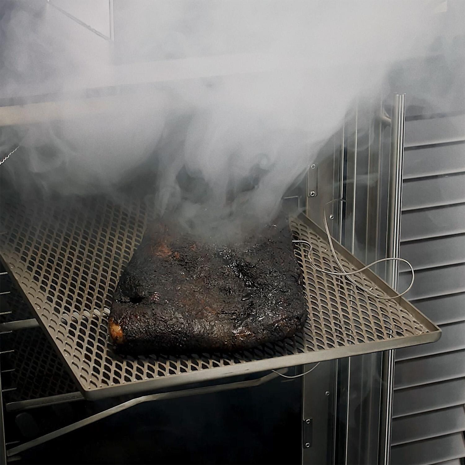 Kalamazoo K-SMOKE2-42 Freestanding Smoker Cabinet w/ Black Top - Smoked Brisket thumbnail