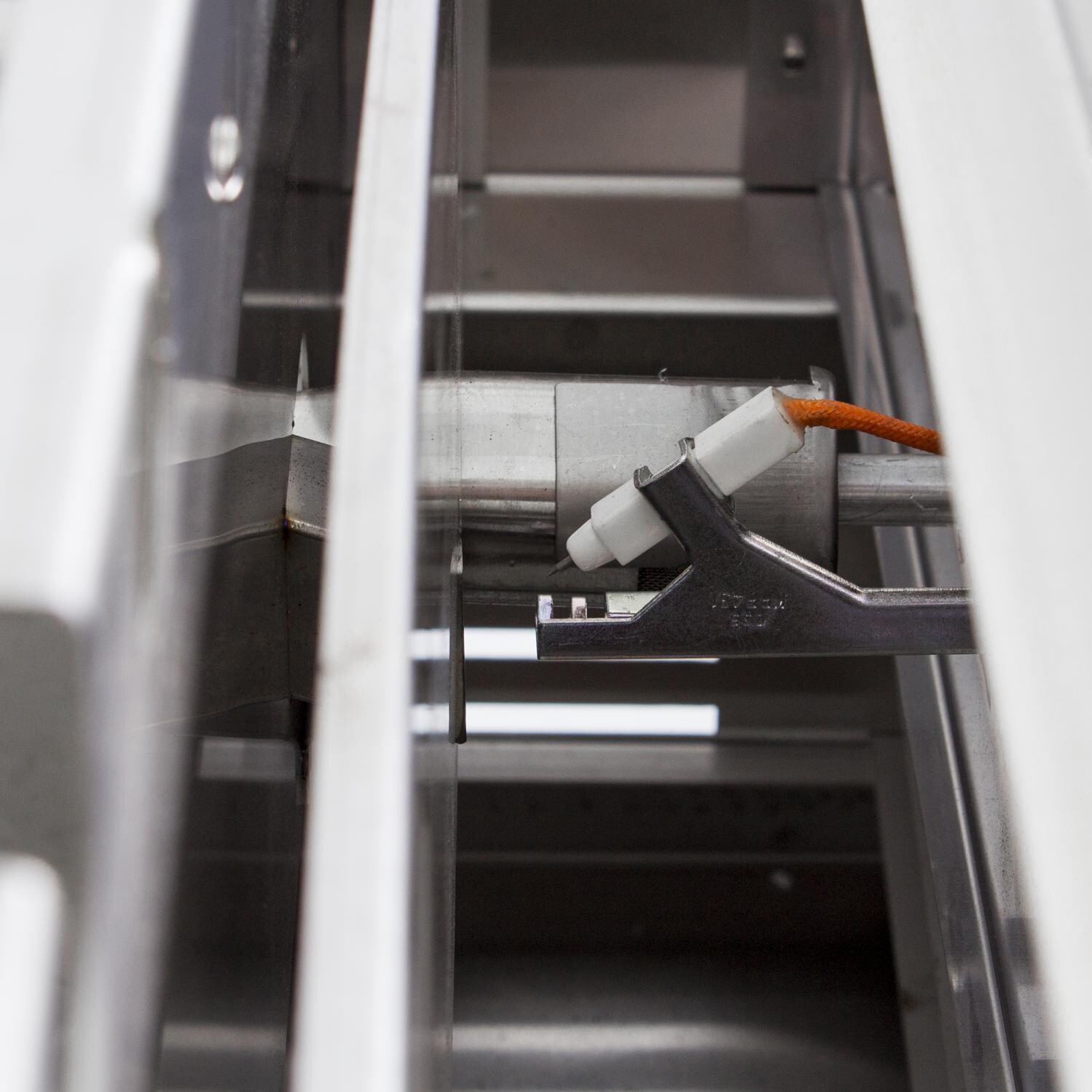 Blaze BLZ-GRIDDLE-LTE-LP Premium LTE 30-Inch Built-In Propane Gas Griddle - Flame Thrower Ignition Detail - Detail thumbnail