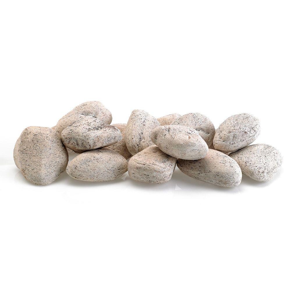 BBQGuys Signature Cottage White Stones - 15 Stone Set