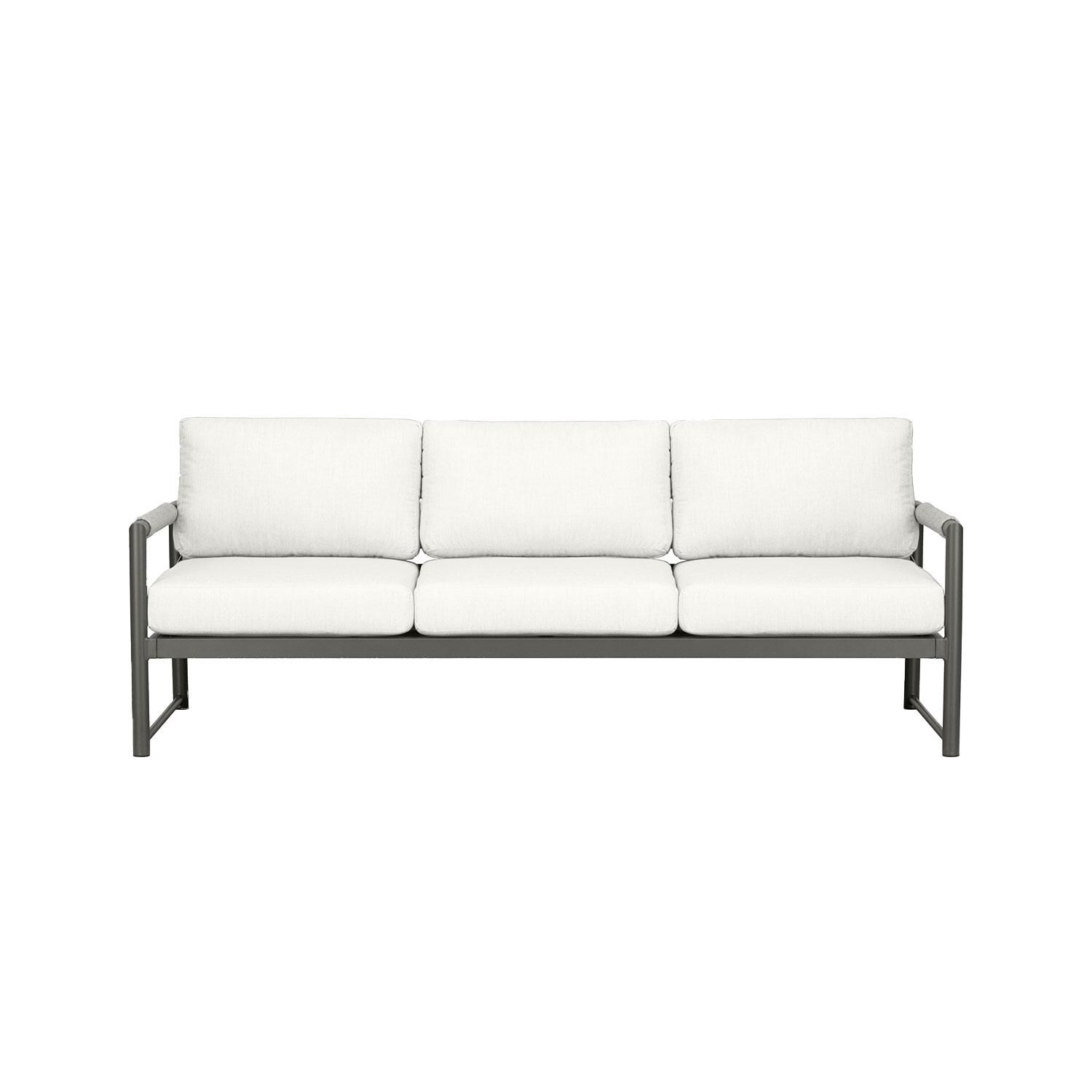 Lakeview AVEBAY-SL-PG-SET141-CN Avenue Bay Slate/Pebble Gray 3 Pc Sofa Club Chair Set - Canvas Natural - Sofa - White Background thumbnail
