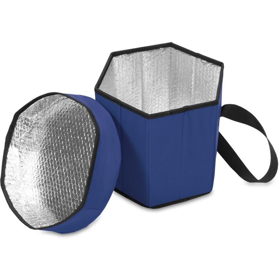 Picnic Time Bongo Cooler/Seat - Navy - Open thumbnail