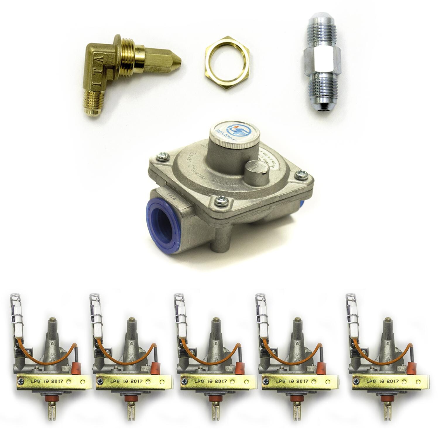 Lion Conversion Kit For 40Inch 5Burner Gas Grills Propane to