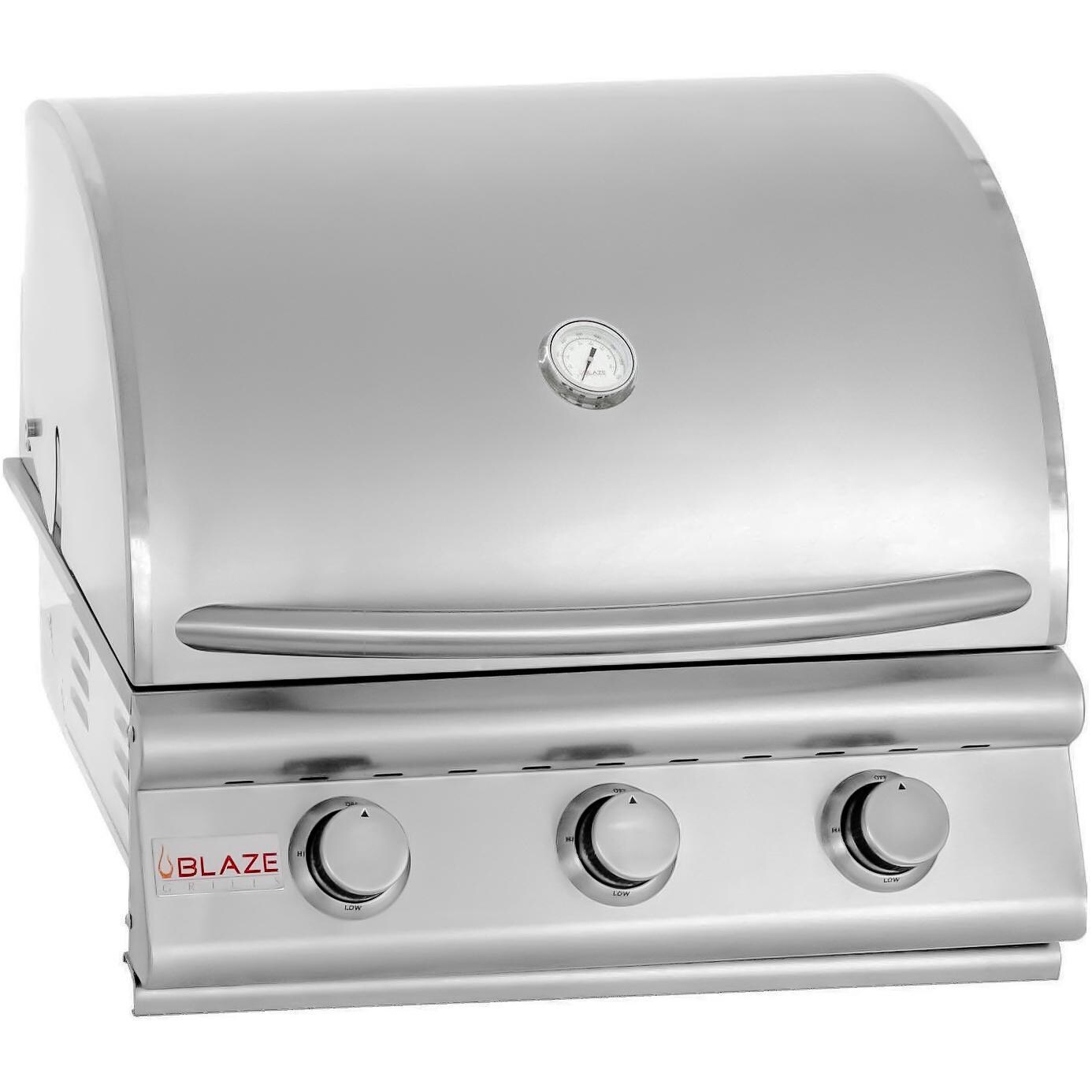 Blaze Traditional 25-Inch 3-Burner Built-In Natural Gas Grill - BLZ-3-NG