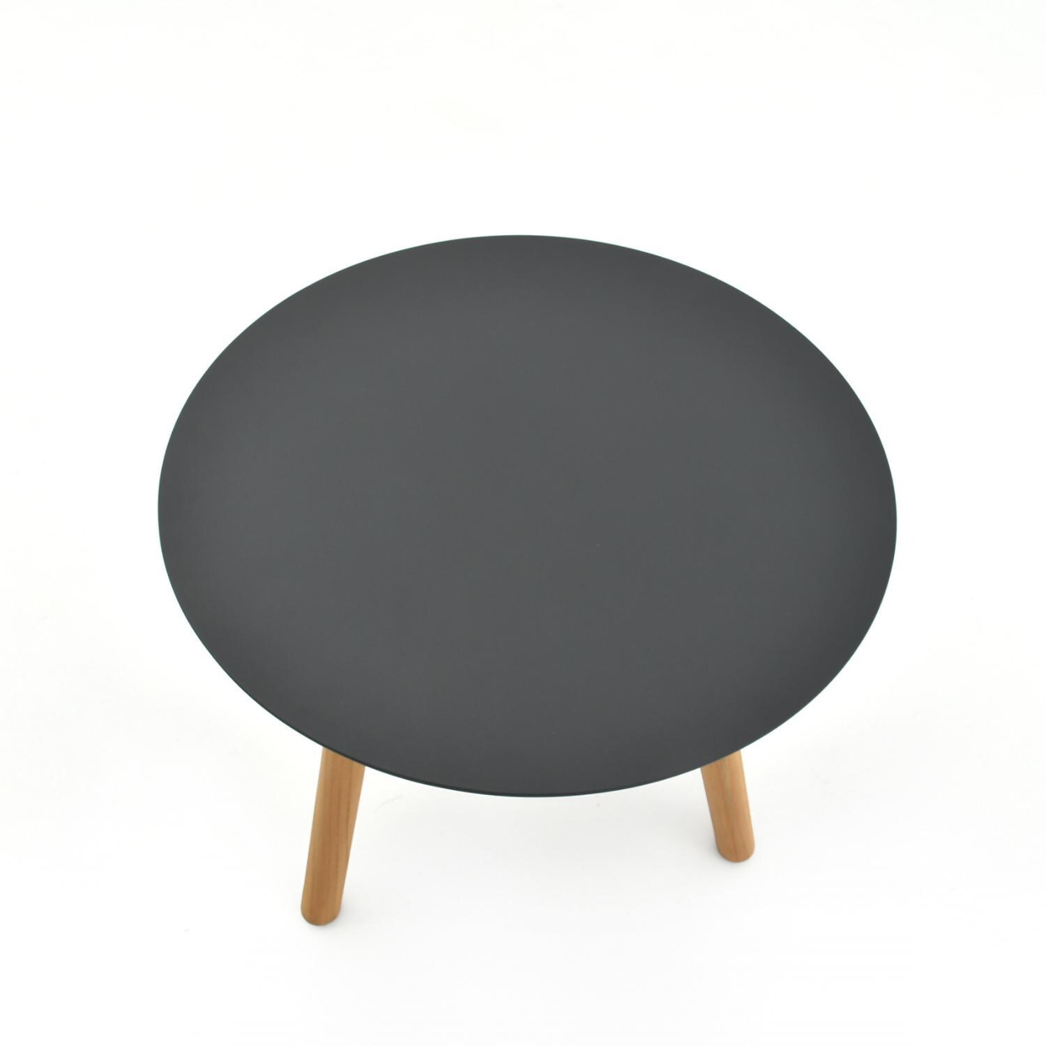 Dekka 5 Pc Seating Set W/ Grey Cushions in Wood By Lakeview Outdoor Designs - Coffee Table Top - White Background thumbnail