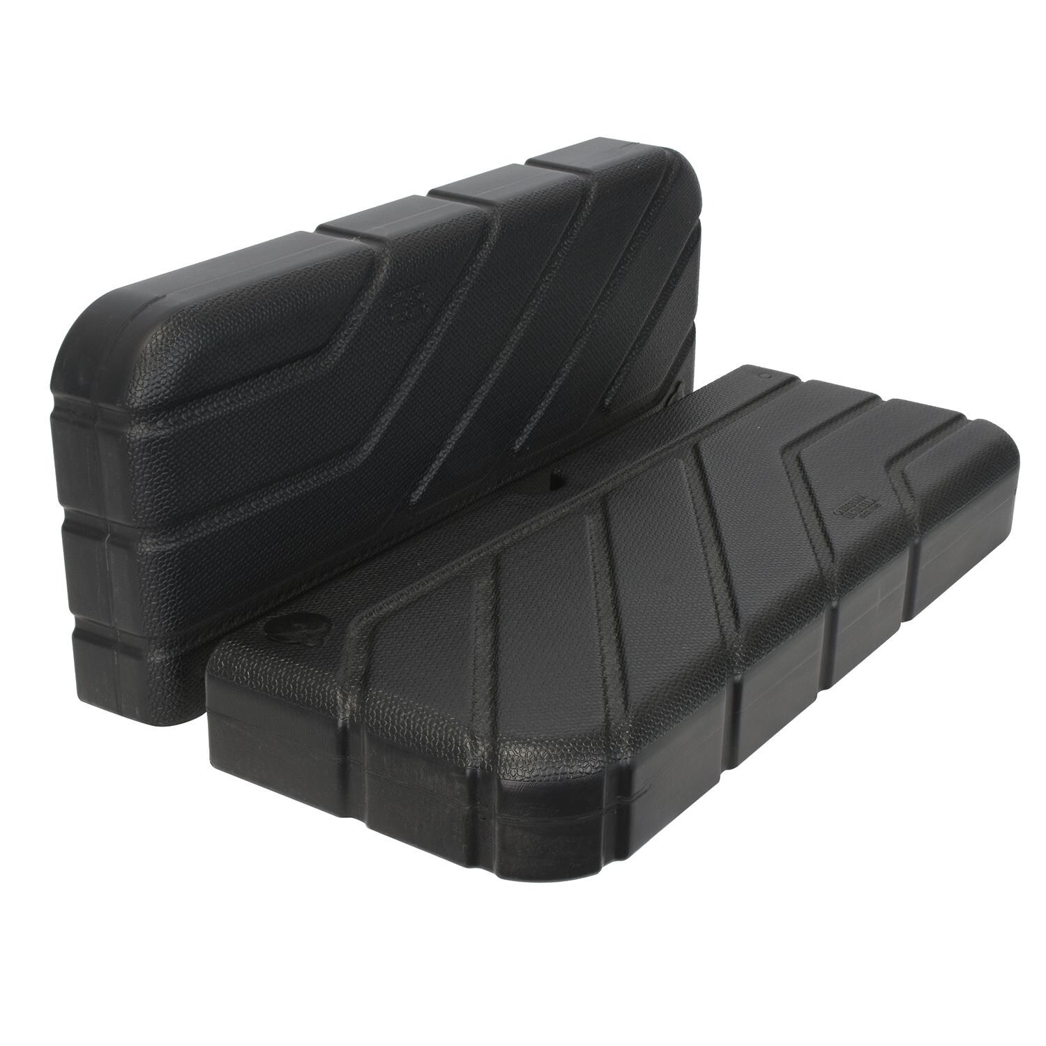 California Umbrella 102 Pound Fillable Resin Cantilever Patio Umbrella Base - Black - Folding Base thumbnail