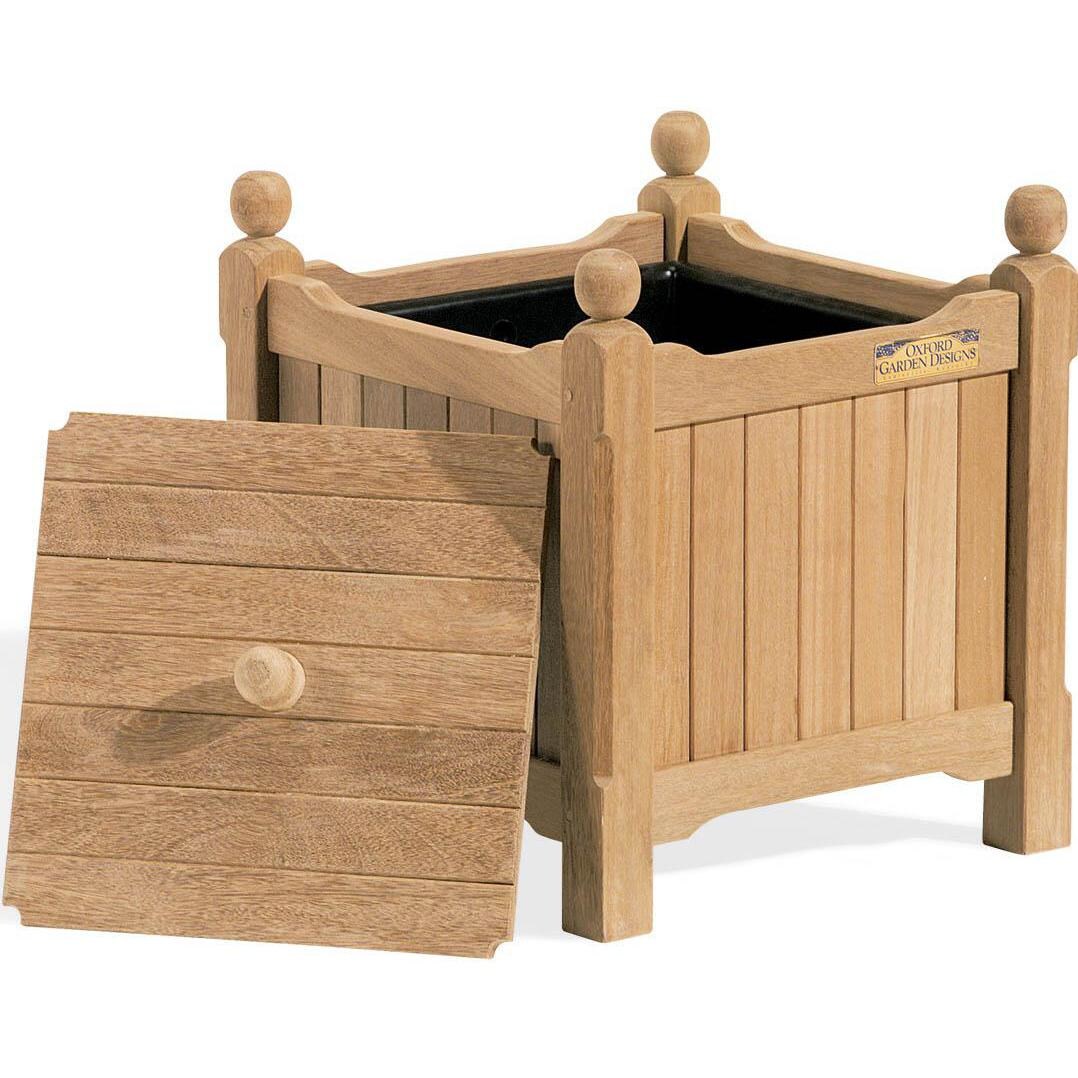 Oxford Garden Natural Shorea Divot Box