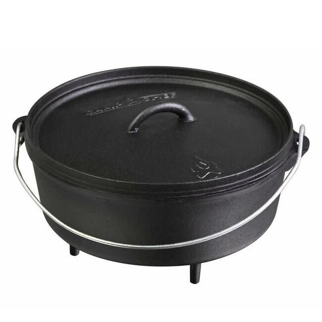 Camp Chef 6-Quart Seasoned Cast Iron Dutch Oven - Standard - SDO12
