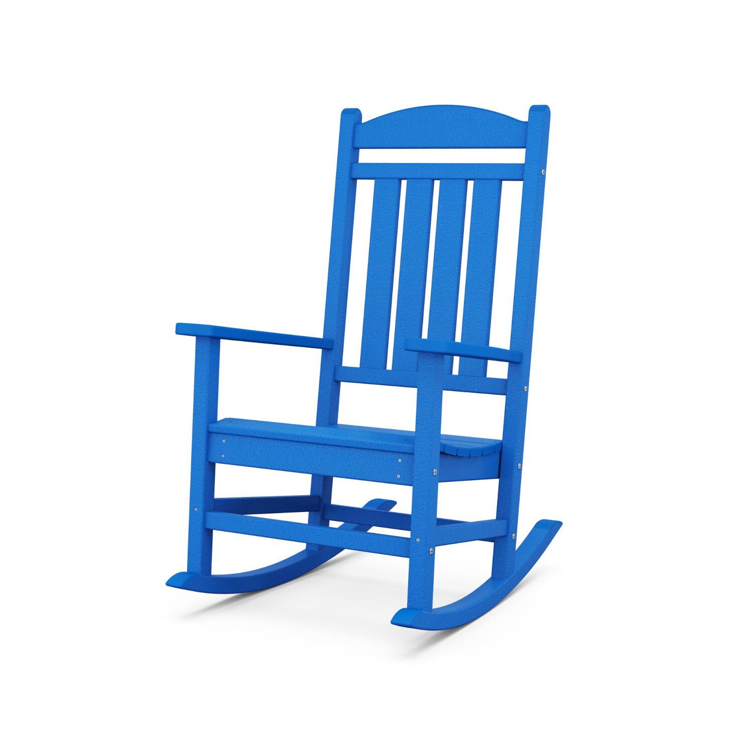 POLYWOOD Pacific Blue Presidential Rocking Chair thumbnail