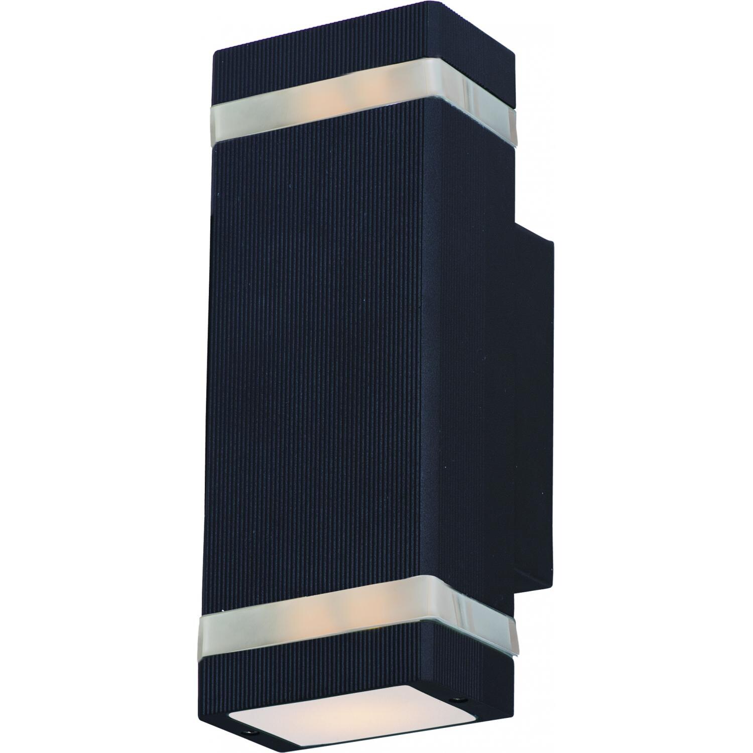 Maxim Lightray Two Light 11-Inch LED Outdoor Wall Light - Architectural Bronze - 86129ABZ