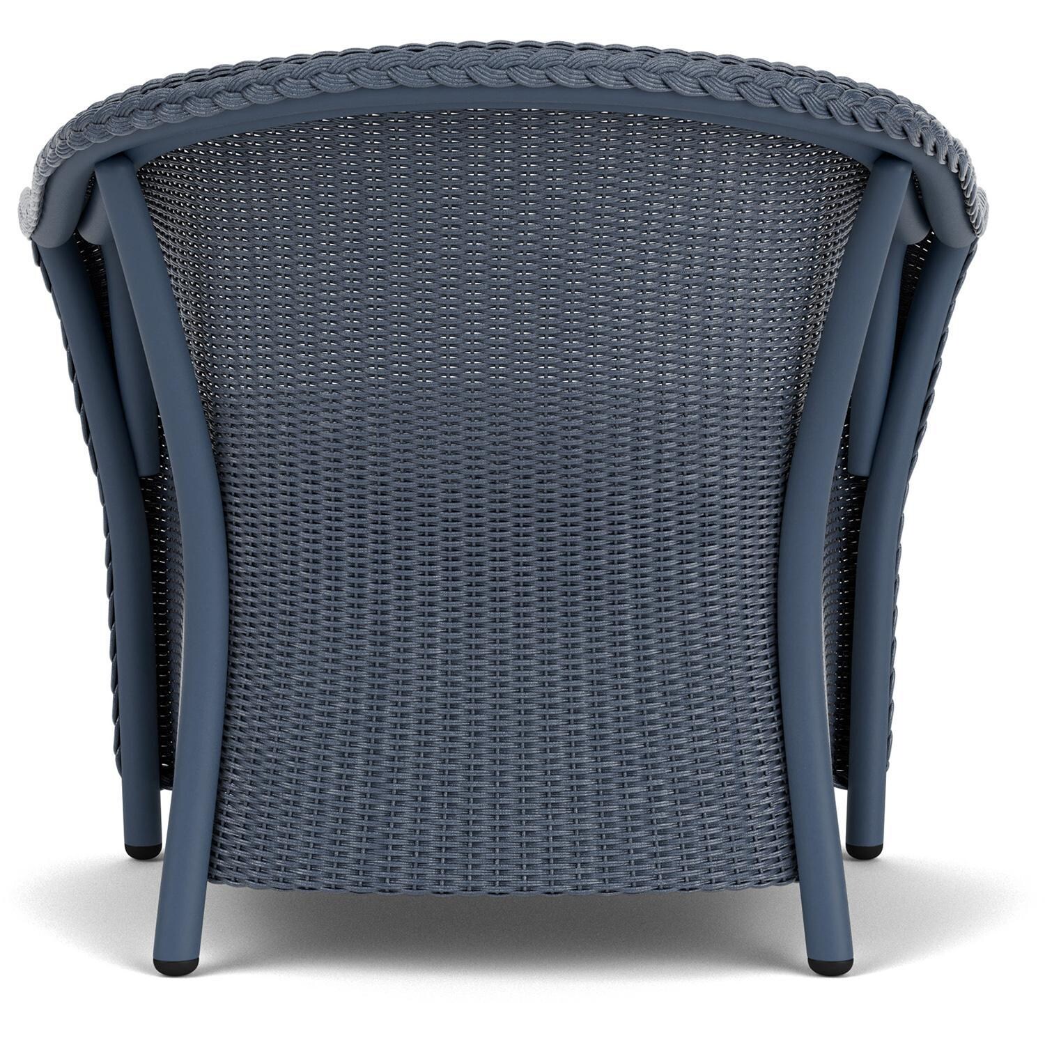 Lloyd Flanders Reflections 3-Piece Seating Set W/ Lounge Chairs in Denim Blue Finish - Lounge Chair Back thumbnail