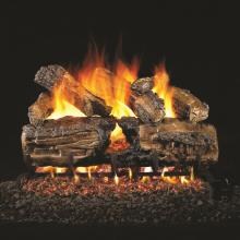 Peterson Real Fyre 30-Inch Burnt Split Oak Gas Log Set With Vented Natural Gas G4 Burner - Manual Safety Pilot image
