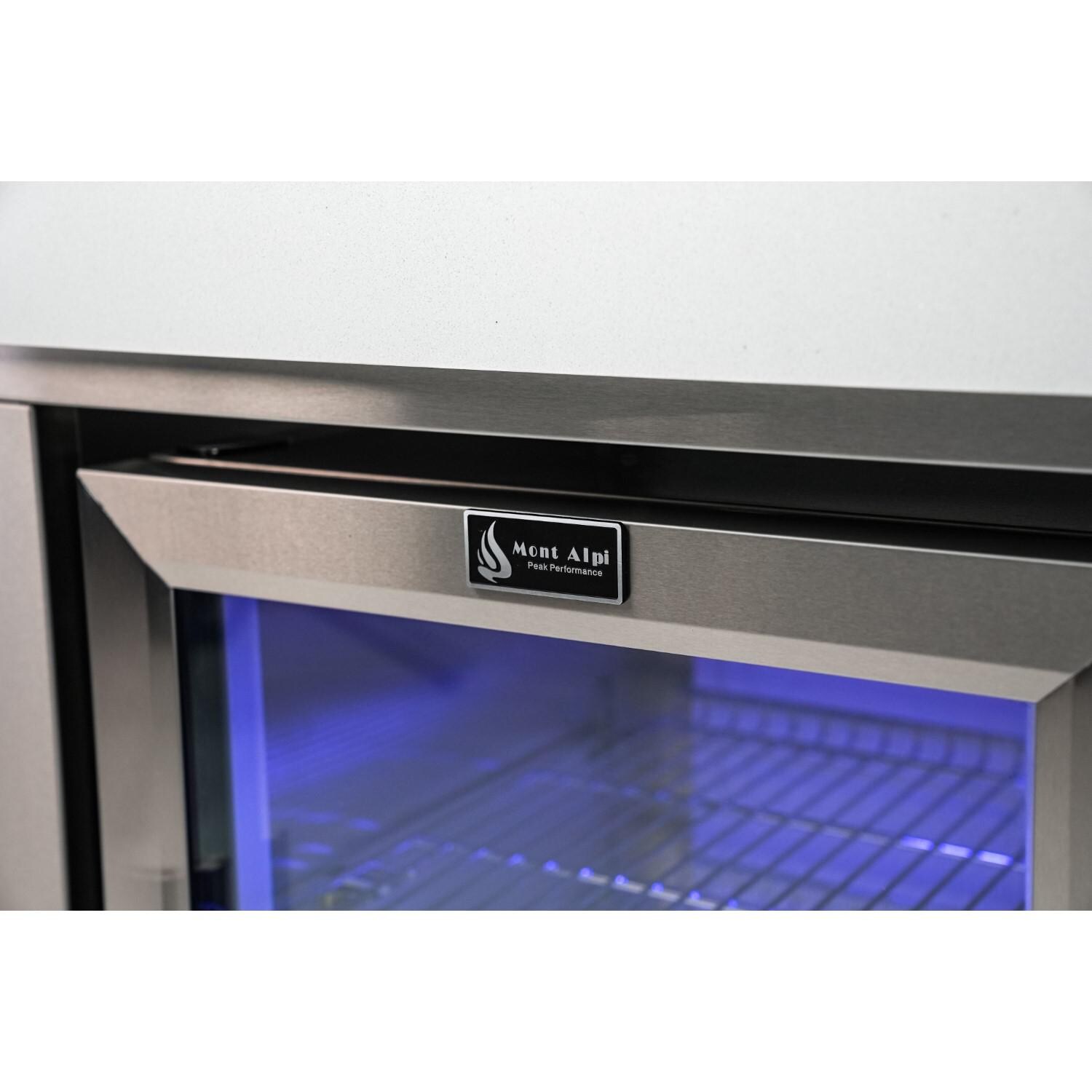 Mont Alpi - MASFM - Outdoor Rated Refrigerator Cabinet Module - Stainless Steel - Mont Alpi Logo thumbnail