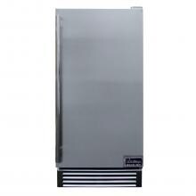 Vinotemp Designer Series 15-Inch 44 Lb. Outdoor Rated Ice Maker With Gravity Drain - VT-DS15IMSS