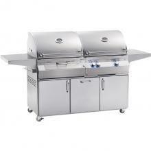 Fire Magic Aurora A830s 46-Inch Natural Gas With One Infrared Burner And Charcoal Combo Grill - A830s-5LAN-61-CB image