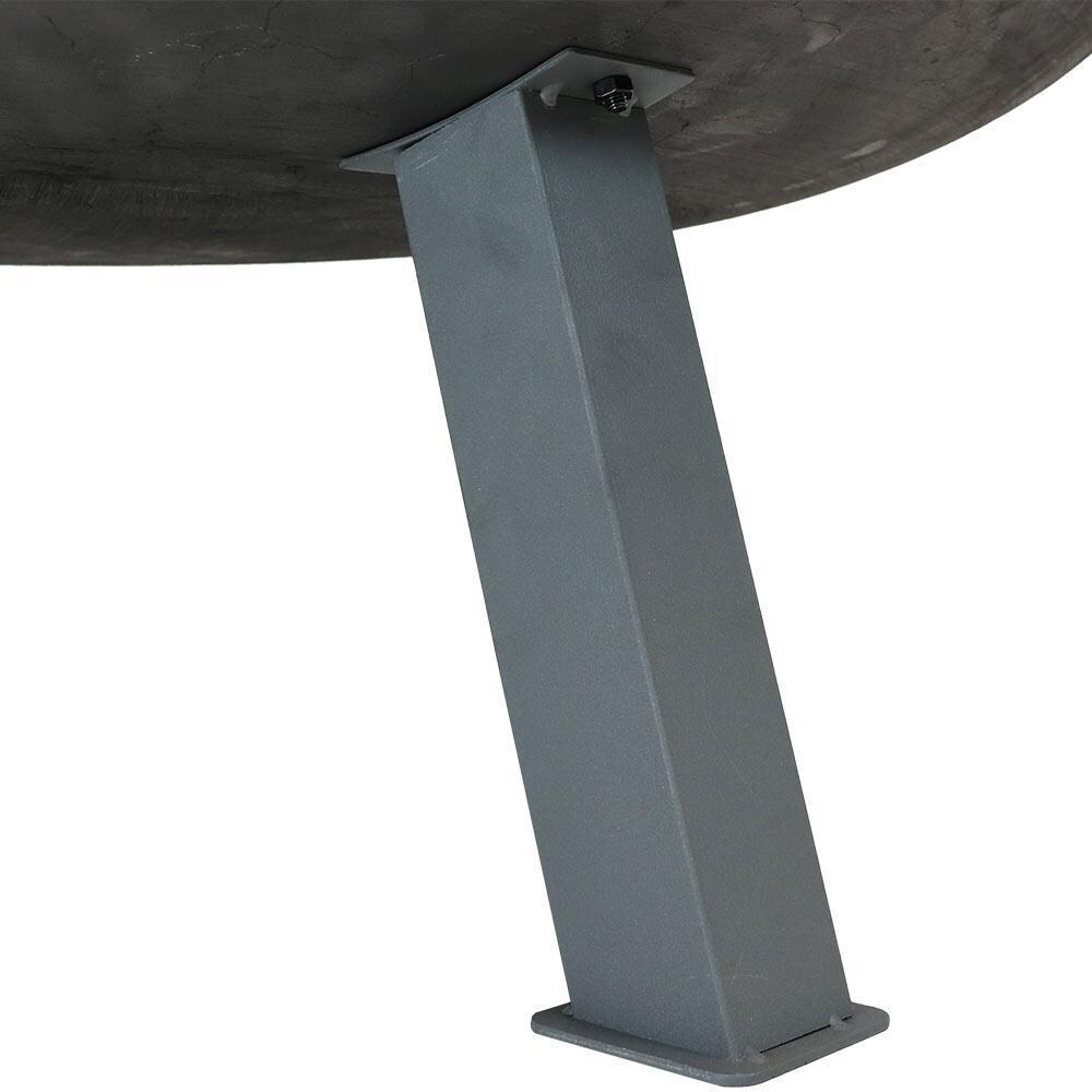 Ultimate Patio 45-Inch Cast Iron Wood Burning Fire Pit w/ Cooking Ledge - Leg - Detail thumbnail