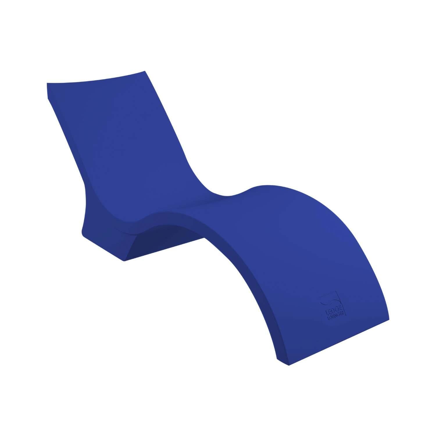 Ledge Lounger Signature Deep In Pool Chaise Lounge - Dark Blue - White Background thumbnail