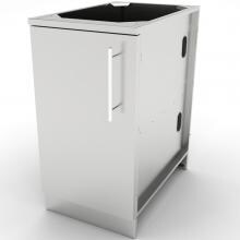 Sunstone 18-Inch Outdoor Kitchen Left-Hinge Single Door Island Cabinet - SBC18FSDL