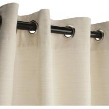 Sunbrella Outdoor Curtain With Grommets By Hatteras Outdoors - 50 X 84 Inch - Dupione Pearl