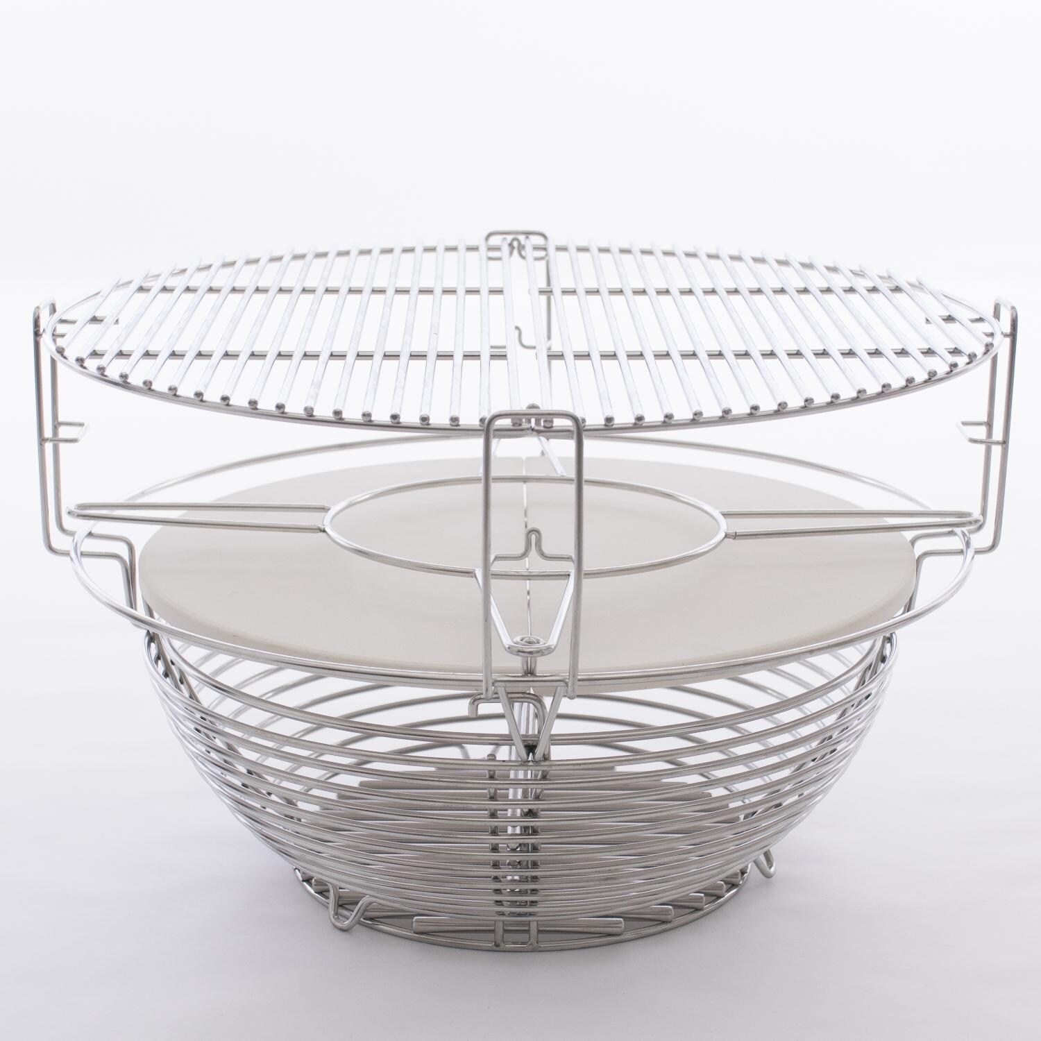 Kamado Joe PJ24NRHC Pro Joe 24-Inch Ceramic Kamado Grill - Firebox Configuration 2 thumbnail