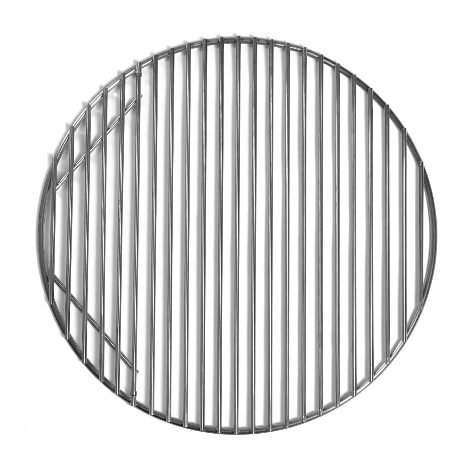 BBQGuys Signature BBQ-KG-18-SS 18-Inch Kamado Replacement Stainless Steel Cooking Grate - Top View thumbnail