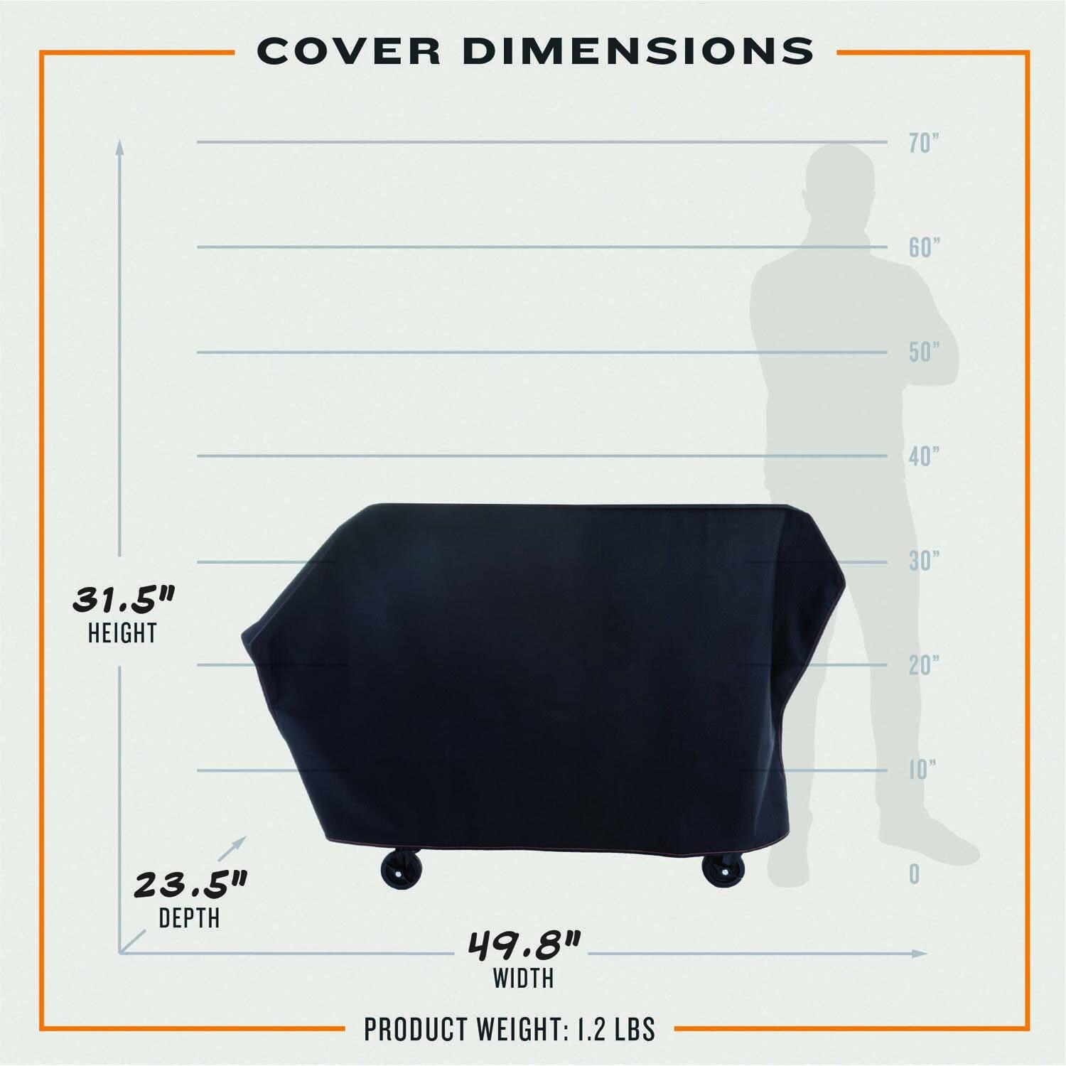 Oklahoma Joe's 5927573P04 Workstation Prep & Storage Cart Cover - Dimensional thumbnail