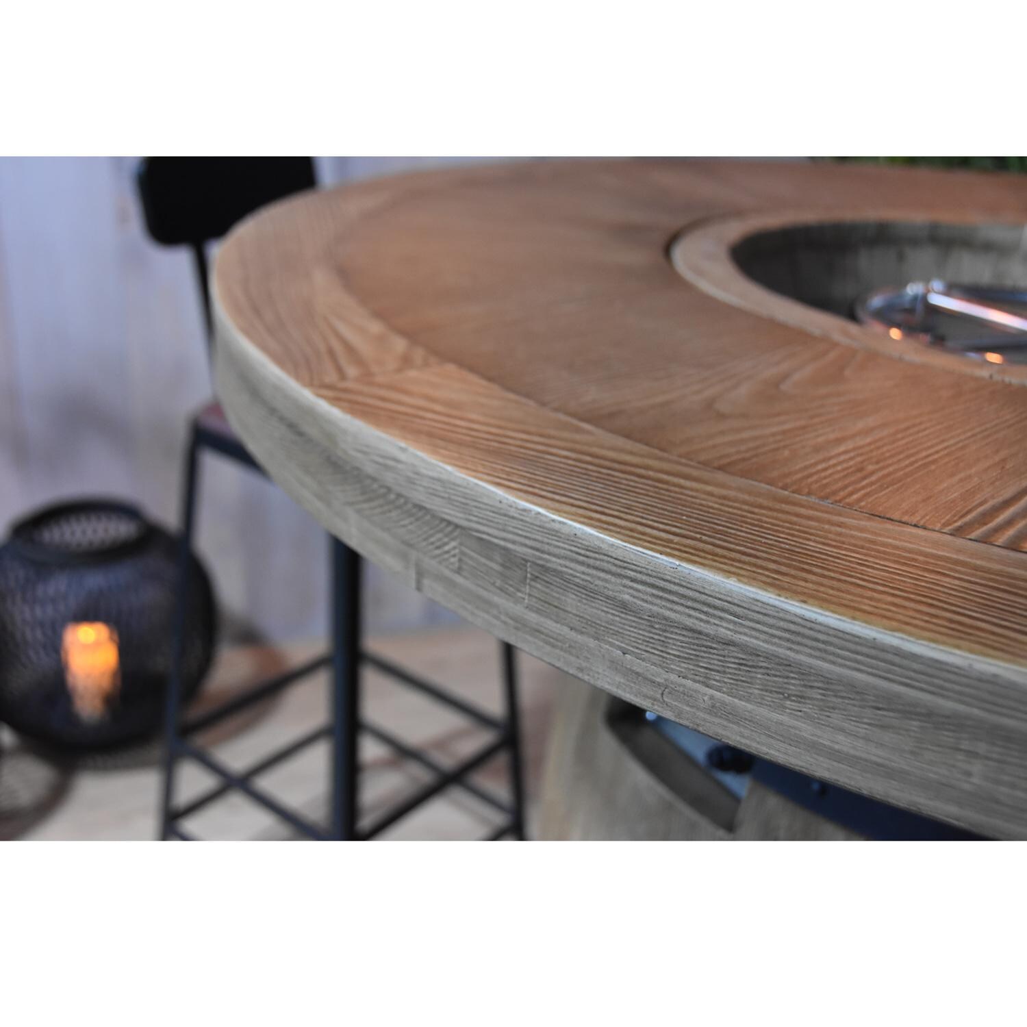Elementi OFG225RWLP Lafite 48-Inch Round Propane Fire Pit Table - Table - Detail thumbnail