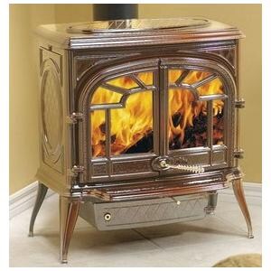 Napoleon 1600C Cast Iron Wood Burning Stove - Majolica Brown