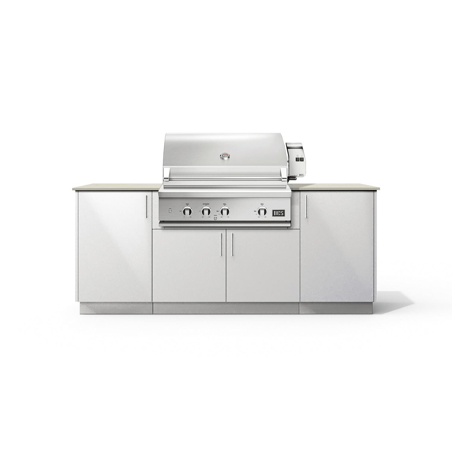 Urban Bonfire B-Sierra-36-DCS-Danae-Chantilly Sierra 36 Outdoor Kitchen w/ DCS Natural Gas Grill, Danae Countertop & Chantilly Finish thumbnail