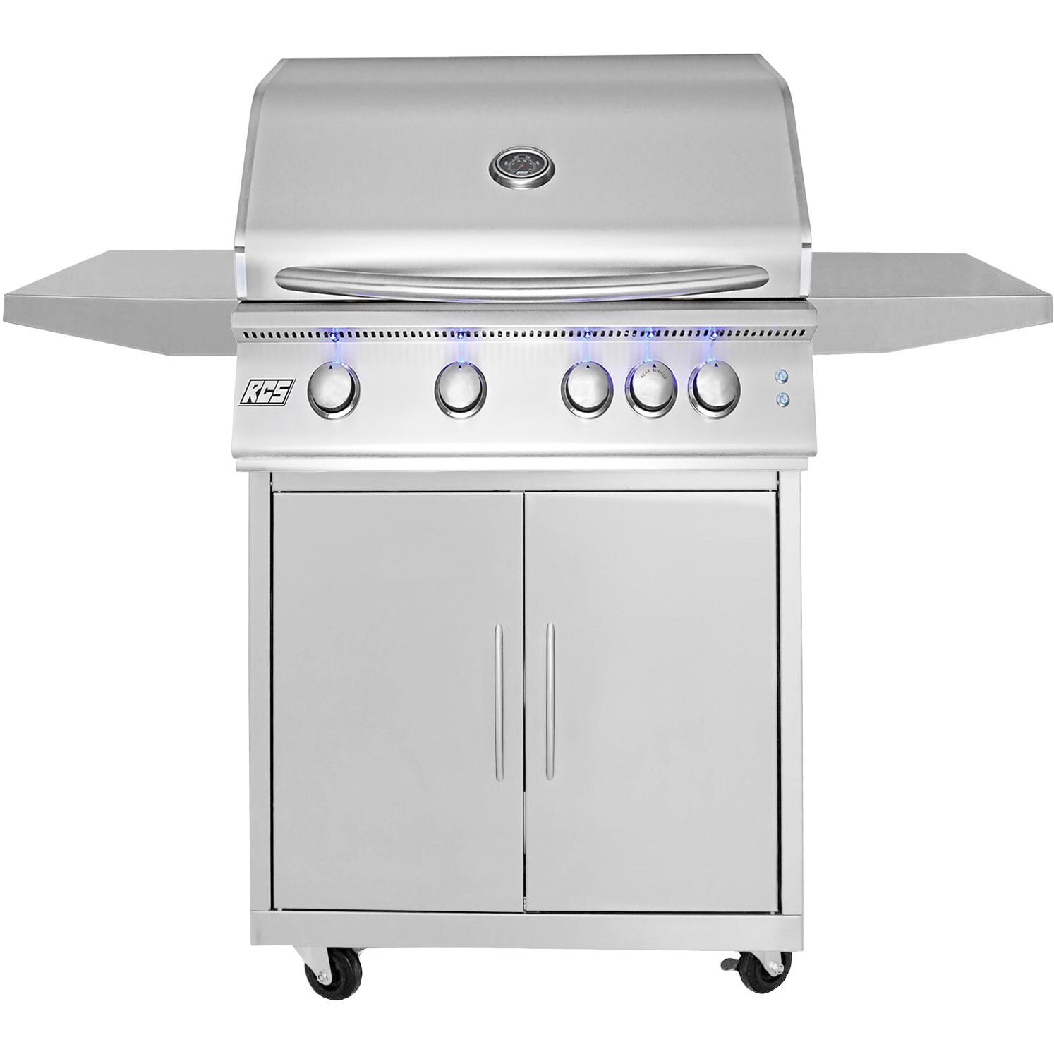 RCS Premier Series 32-Inch 4-Burner Natural Gas Grill With Rear Infrared Burner & Grill Lights image